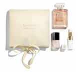 CHANEL Coco Mademoiselle Dárková sada Parfémovaná voda 50 ml + Lip Balm 912 Dreamy White + Nail Colour 111 Ballerina 