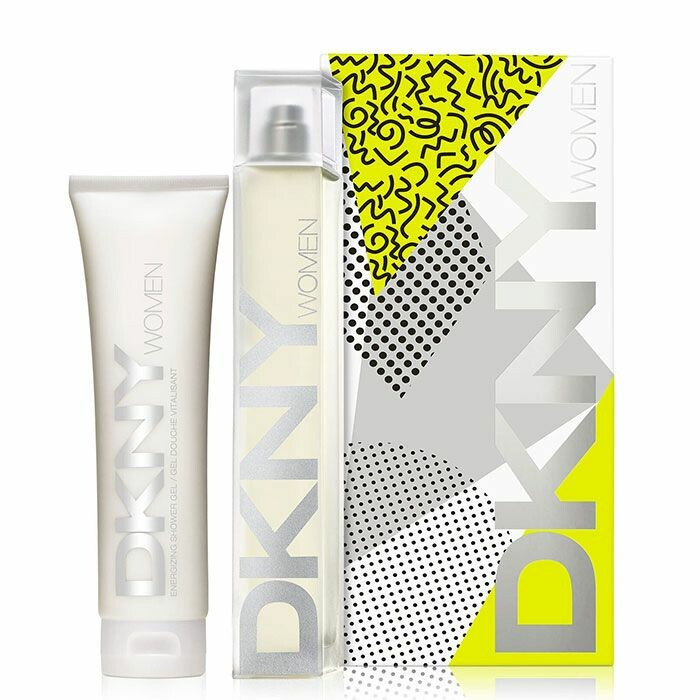DKNY Women Energizing dárková sada pro ženy parfémovaná voda 100 ml + sprchový gel 150 ml