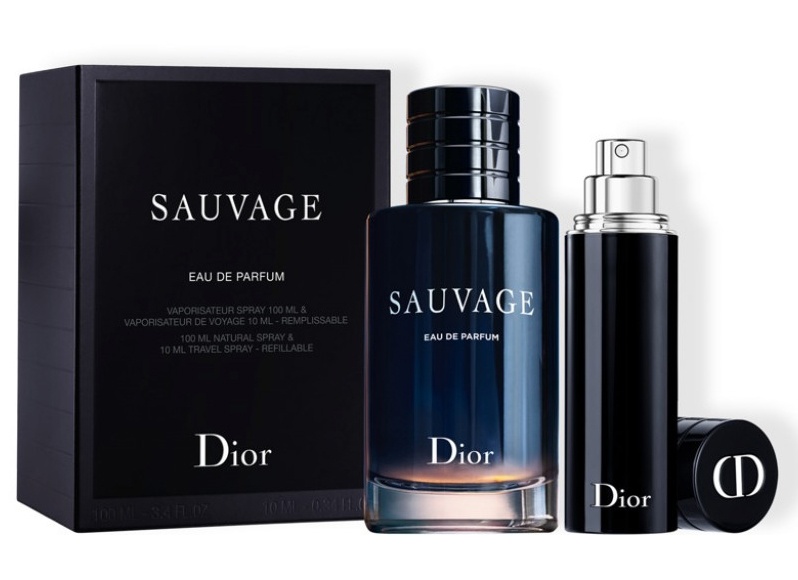 Christian Dior Sauvage dárková sada pro muže parfémovaná voda 100 ml + parfémovaná voda 10 ml